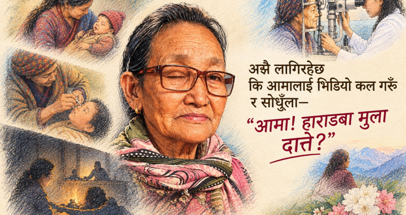 अझै लागिरहेछ कि आमालाई भिडियो कल गरुँला र सोधुँला ‘आमा! हाराङ्बा मुला दात्ते?’